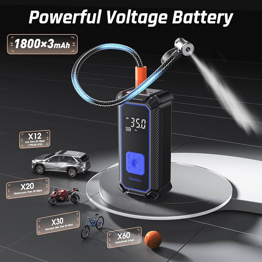 Olarhike Portable Tire Inflator