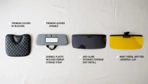car sun visor features