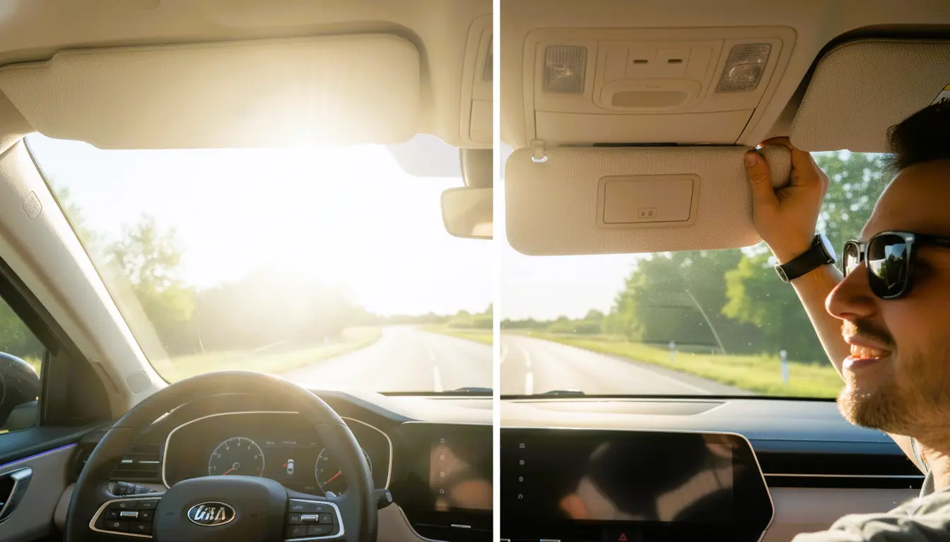 Car Sun Visor, Car sun shade, Anti-glare visor, Sun visor extender, UV protection car visor, Car interior glare blocker