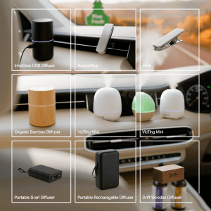 Car diffuser types display
