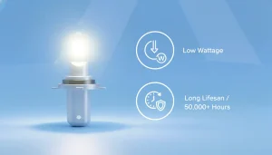 low-watt bulb, long-lifespan lighting