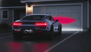 check brake lights alone, garage reflection method, tail light inspection