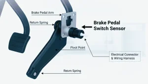  brake pedal switch sensor