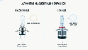 halogen vs LED bulbs, LED tail lights, lighting upgrade