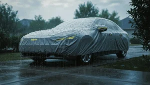 Outdoor Car Cover, Waterproof Car Cover, Rain Protection