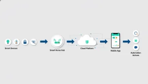 how smart home devices work, smart home system