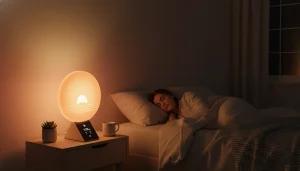 sleep-friendly smart lamp, wake-up light, circadian lighting