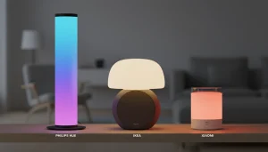 smart lamp brands, Philips Hue, IKEA smart lamp, Xiaomi lamp