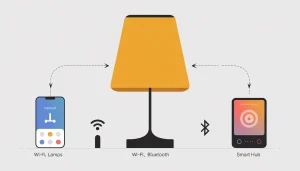 smart lamp connection, smart home integration, Wi-Fi lamp