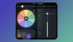 Monster lighting app features, smart lighting software, lighting control app